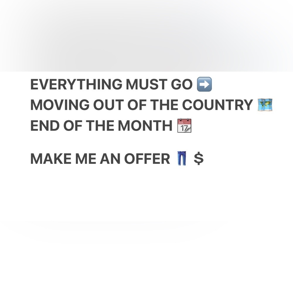 EVERYTHING MUST GO